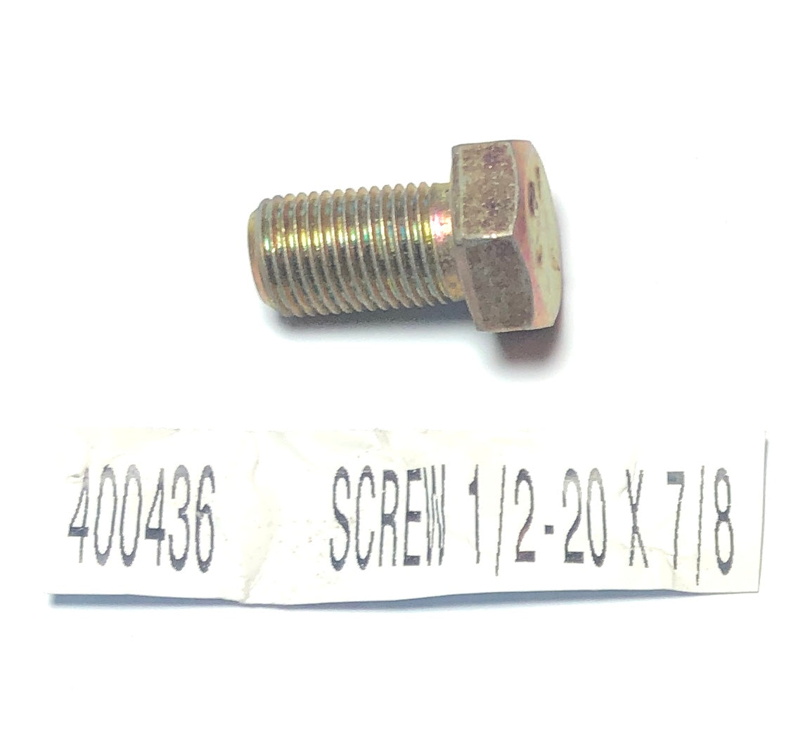 400436 Jacobsen Screw 1/2-20 X 7/8 Hex