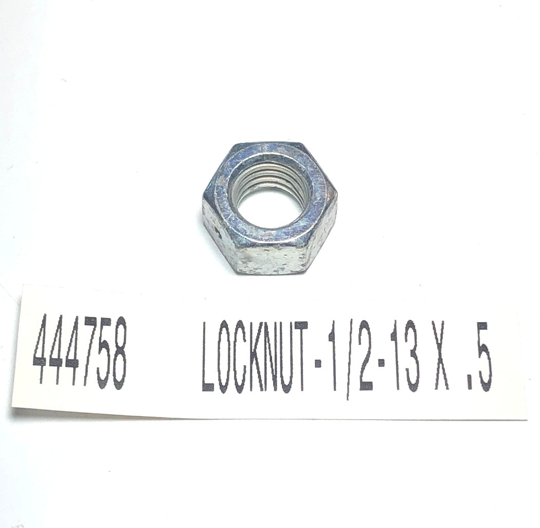 444758 Jacobsen Locknut 1/2-13 X .510 HEX