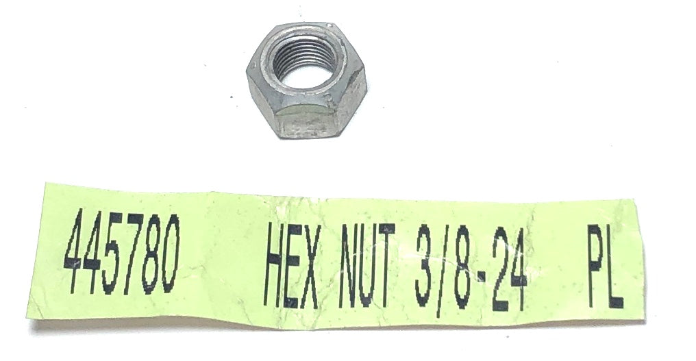 445780 Jacobsen Hex Nut 3/8-24 Plated