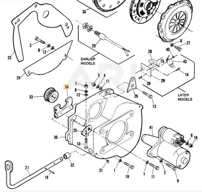 888508.7 Jacobsen Actuator Ay, throwout bearing