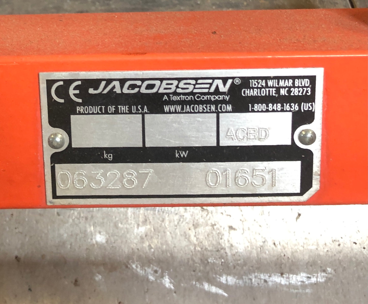 63287 Jacobsen Greens King 518 - 18" 15 blade reel mower